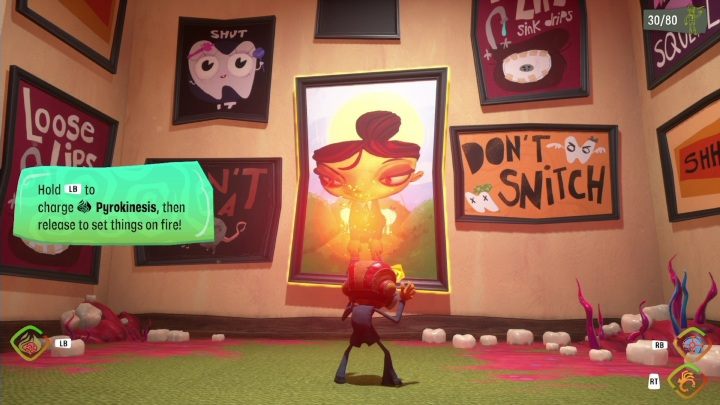 Ability: allows you to set fire to your surroundings and enemies - Psychonauts 2: Skills - Basics - Psychonauts 2 game guide