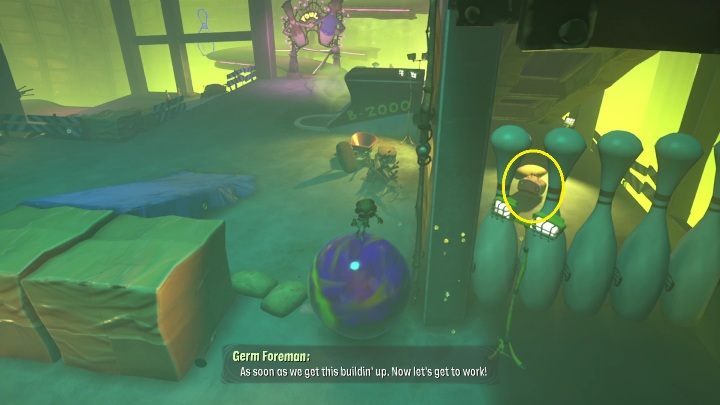 Location: Construction Site - Psychonauts 2: Emotional Baggage, Strike City - where to find? - Strike City - Psychonauts 2 Guide