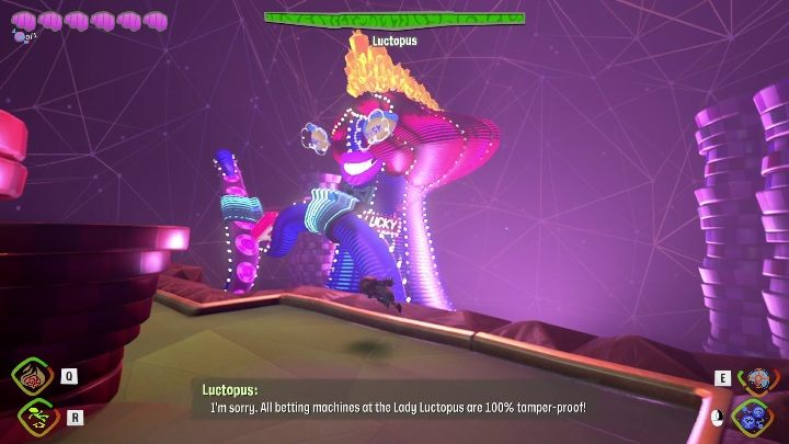 The battle against Luctopus is rather simple and predictable - Psychonauts 2: boss encounter - Luctopus - how to defeat? - Bosses - Psychonauts 2 Guide