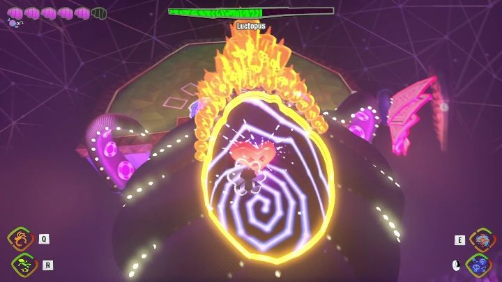 Repeat the whole process - jump on the thoughts and fight your way to the already tired heart - Psychonauts 2: boss encounter - Luctopus - how to defeat? - Bosses - Psychonauts 2 Guide