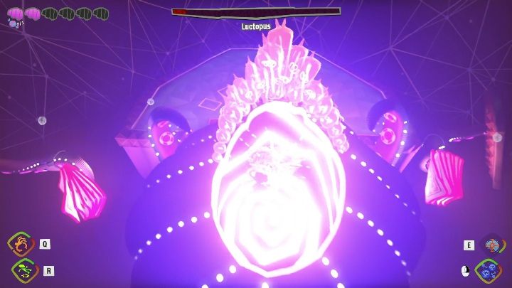 Time for the final push - jump on the thoughts and start attacking the already exhausted and damaged heart - Psychonauts 2: boss encounter - Luctopus - how to defeat? - Bosses - Psychonauts 2 Guide
