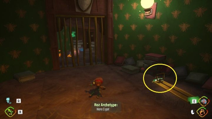 Reach the next part of this area by moving across shelves and books - Psychonauts 2: Cassies Collection - walkthrough - Walkthrough - Psychonauts 2 Guide