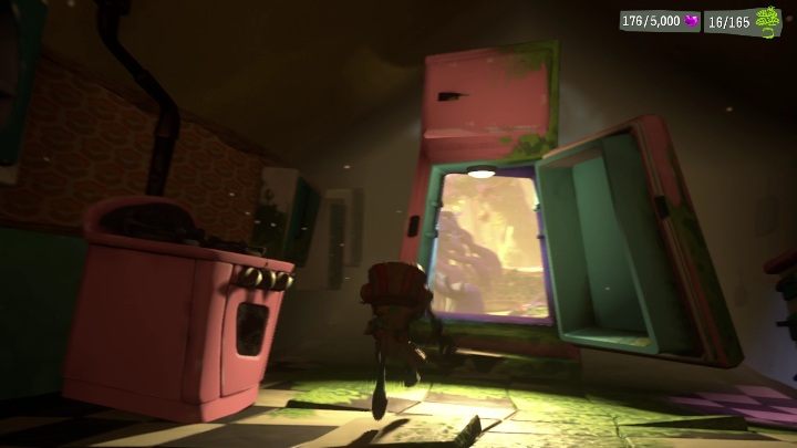 Use Telekinesis on the fridge door and open it - Psychonauts 2: Bobs Bottles - walkthrough - Walkthrough - Psychonauts 2 Guide