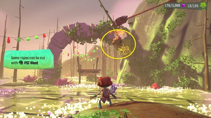 During this level you'll be accompanied by heads which affect the enviroment - Psychonauts 2: Bobs Bottles - walkthrough - Walkthrough - Psychonauts 2 Guide