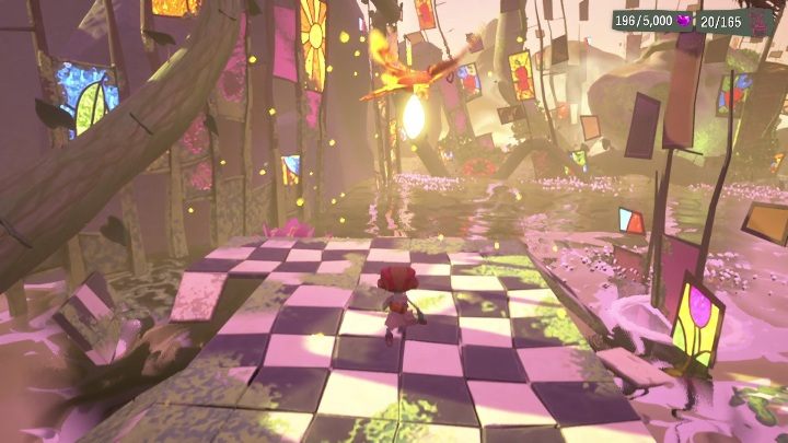 This time you'll end up in a level with a huge amount of stained glass windows and paintings - Psychonauts 2: Bobs Bottles - walkthrough - Walkthrough - Psychonauts 2 Guide