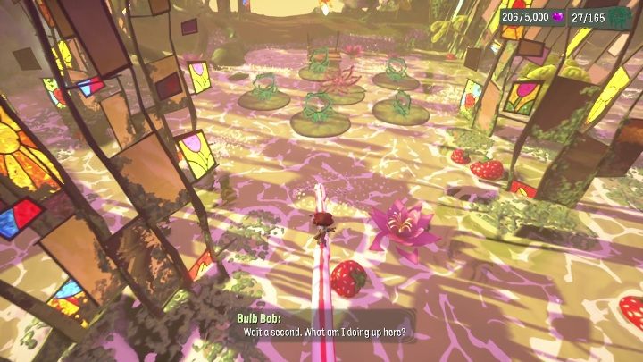 YNow jump onto the straw which acts as a ramp - Psychonauts 2: Bobs Bottles - walkthrough - Walkthrough - Psychonauts 2 Guide