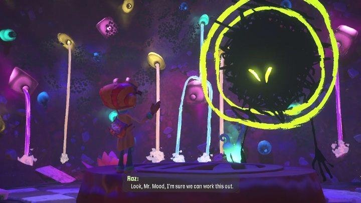 To leave this area you need to fight an enemy - Psychonauts 2: Bobs Bottles - walkthrough - Walkthrough - Psychonauts 2 Guide