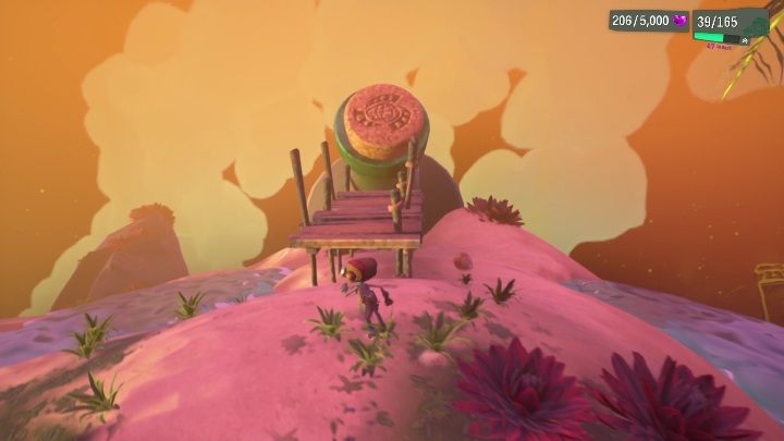 Your next objective is swimming to the island with a green bottle on it - Psychonauts 2: Bobs Bottles - walkthrough - Walkthrough - Psychonauts 2 Guide