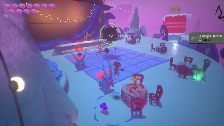 Once you stand in the middle of this area, a large number of enemies will appear - Psychonauts 2: Bobs Bottles - walkthrough - Walkthrough - Psychonauts 2 Guide