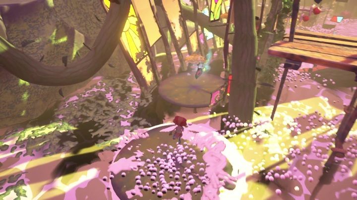 You will find this tag on a platform that will collapse under you - Psychonauts 2: Emotional Baggage, Bobs bottles - where to find? - Bobs Bottles - Psychonauts 2 Guide