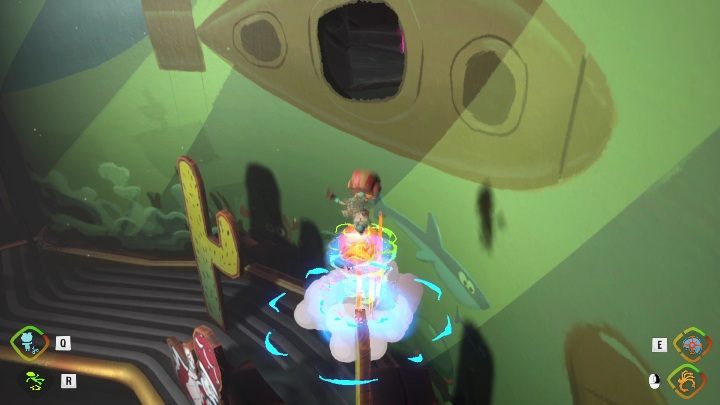 Your task is to jump into the hole in the submarine - Psychonauts 2: Fatherland Follies - walkthrough - Walkthrough - Psychonauts 2 Guide