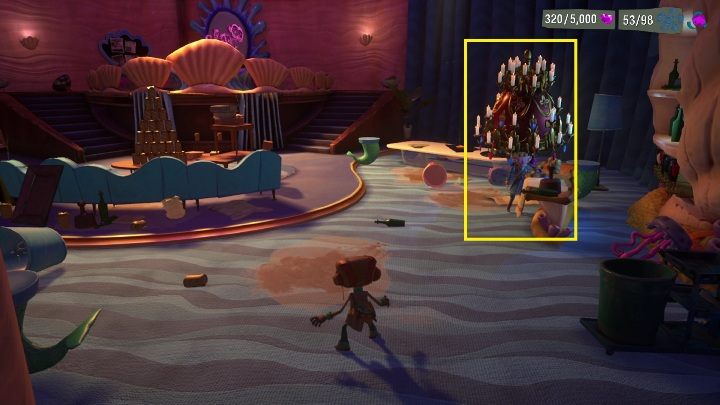 Talk to the man upstairs, he's got a task for you - Psychonauts 2: Fatherland Follies - walkthrough - Walkthrough - Psychonauts 2 Guide