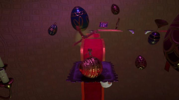It will transport you to a new room, in which you will move on a metal egg - Psychonauts 2: Fatherland Follies - walkthrough - Walkthrough - Psychonauts 2 Guide