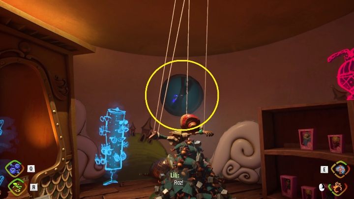 At the very end, you have to stop the fan - Psychonauts 2: Fatherland Follies - walkthrough - Walkthrough - Psychonauts 2 Guide