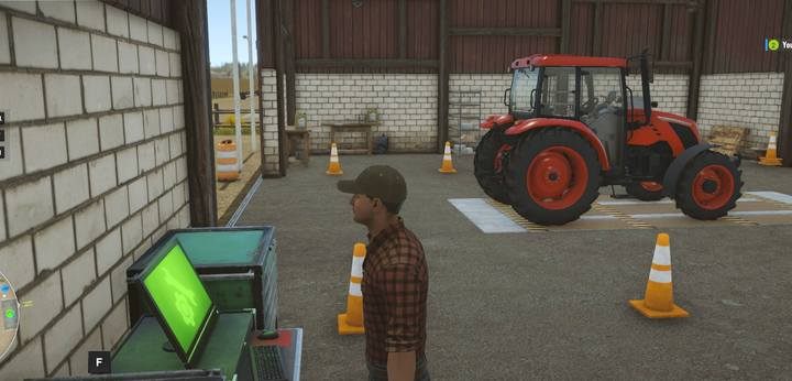 Tractor repair in the workshop. - First field works, Pure Farming 2018 Walkthrough - Story Mode - Pure Farming 2018 Game Guide