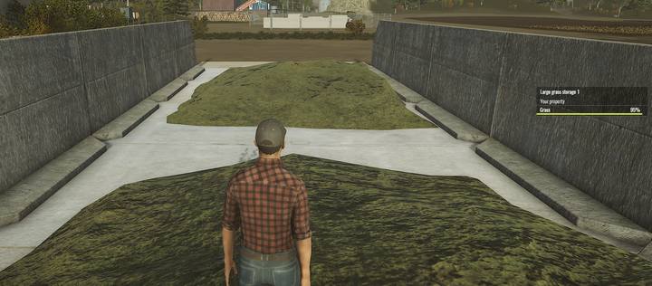 A heap of grass. - Grass and silage in Pure Farming 2018 - Farm work and investments - Pure Farming 2018 Game Guide