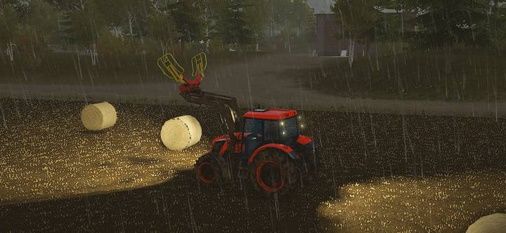 You can only collect straw using the bale press: Sipma PZ 1832 PRIMA - Grass and silage in Pure Farming 2018 - Farm work and investments - Pure Farming 2018 Game Guide