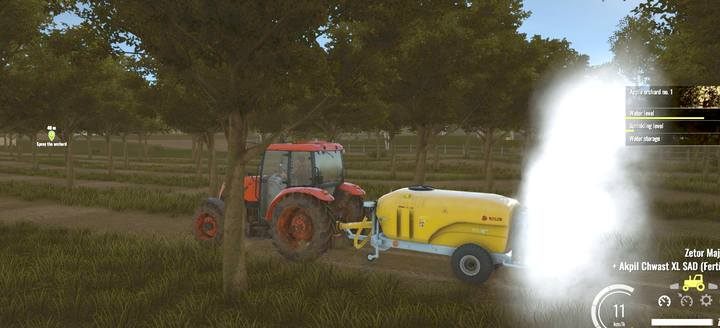 Spraying is one of the activities that affects growth - without it, your fruit wont grow. - Orchard investment in Pure Farming 2018 - Farm work and investments - Pure Farming 2018 Game Guide