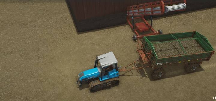 A light caterpillar tractor can be used to transport materials across small distances. - All machines in Pure Farming 2018 - Basic tips - Pure Farming 2018 Game Guide