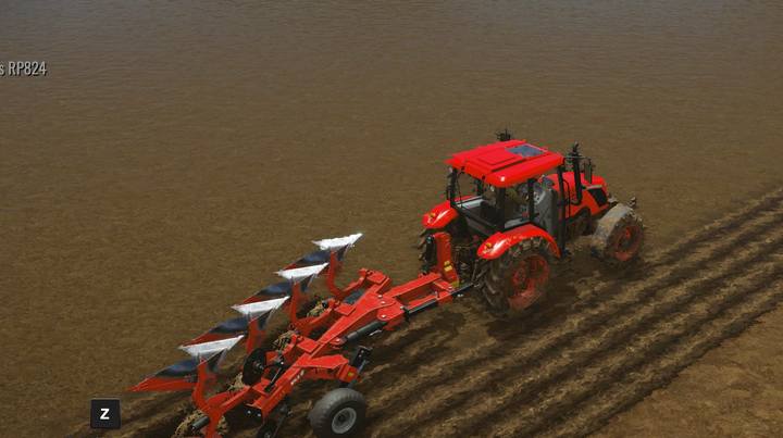 Plowing a rice field. - Field crops in Pure Farming 2018 - Farm work and investments - Pure Farming 2018 Game Guide