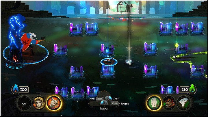 Before this Rite, you have to choose one of your more experienced heroes to grant them absolution in case of winning the match - The Rites 1-8 | Walkthrough - Walkthrough - Pyre Game Guide