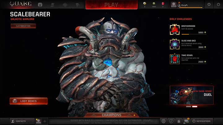 Scalebearer - Champions - Gameplay basics - Quake Champions Game Guide
