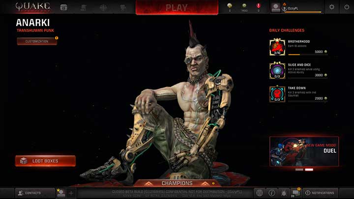 Anarki - Champions - Gameplay basics - Quake Champions Game Guide