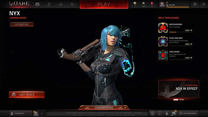 Nyx - Champions - Gameplay basics - Quake Champions Game Guide