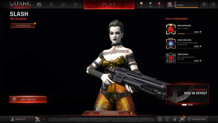 Slash - Champions - Gameplay basics - Quake Champions Game Guide