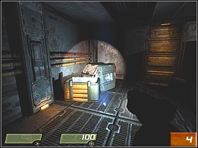 Few seconds later you'll find yourself in the room and encounter first enemy (#3) - Air Defense Bunker - Walkthrough - Quake 4 - Game Guide and Walkthrough