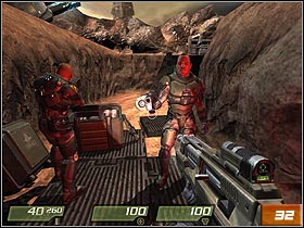 You'll run into Morris - MCC Landing Site - Walkthrough - Quake 4 - Game Guide and Walkthrough