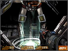 Walk trough only unlocked door and activate the bridge (#202) - Data Networking Terminal - Walkthrough - Quake 4 - Game Guide and Walkthrough