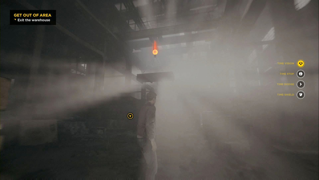 Shoot down the hook that can be marked via Time Vision - Act II - Industrial Area - Walkthrough - Quantum Break - Game Guide and Walkthrough