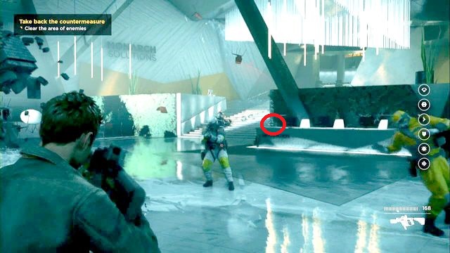 New enemies will appear and there arent many objects you can use to cover - Act V - Monarch HQ - Walkthrough - Quantum Break - Game Guide and Walkthrough