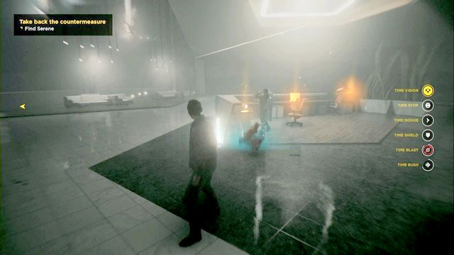 Get the hidden objects before you enter the elevator - Act V - Monarch HQ - Walkthrough - Quantum Break - Game Guide and Walkthrough