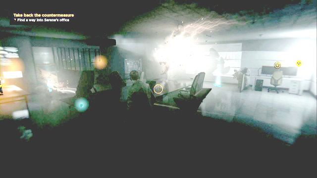 Enter the office to find more secrets and one more source - Act V - Monarch HQ - Walkthrough - Quantum Break - Game Guide and Walkthrough