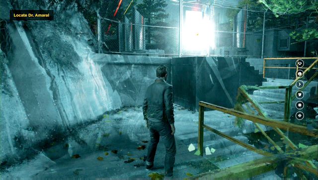 Another secret is located at the top of the stairs. - Chronon Sources (act III) - Secrets - Quantum Break - Game Guide and Walkthrough