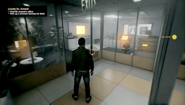 Dr Amarals office - data can be found on the right side, on top of a desk. - Intel - Secrets - Quantum Break - Game Guide and Walkthrough