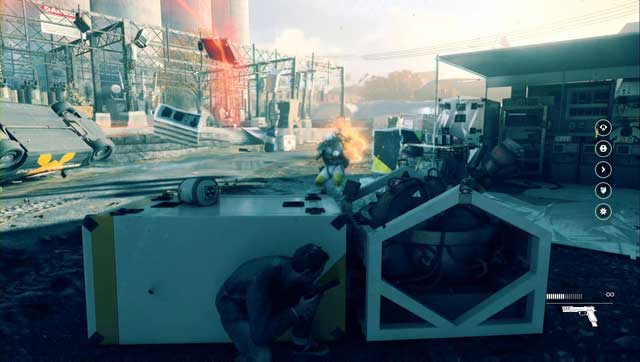 Enemies in white suits can also use Time Dodge - Act II, part 2 - Ground Zero - Walkthrough - Quantum Break - Game Guide and Walkthrough