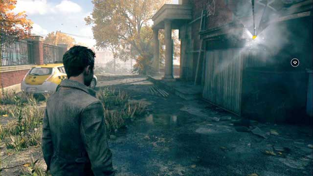 Another Chronon Source is by the wall, outside the building - Act V, part 3 - Final Moments - Walkthrough - Quantum Break - Game Guide and Walkthrough