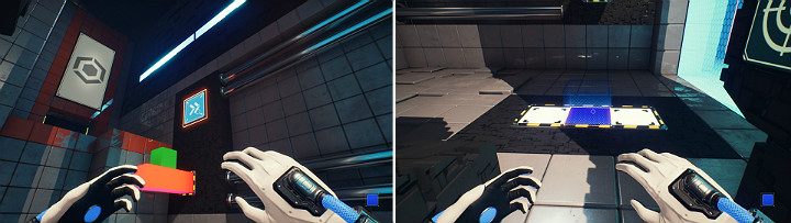 Get back to the previous room and move the crane to the right side - QUBE 2 - Chapter 3 - House of Leaves - Walkthrough - Q.U.B.E. 2 Game Guide