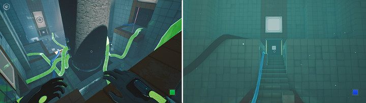 Once you get back to the reactor room, you will notice it is fully charged, as there are hoses with green substance coming to it from every side - QUBE 2 - Chapter 5 - Tangled (The Machine) - Walkthrough - Q.U.B.E. 2 Game Guide