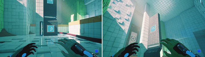 Activate the bottom panel to move the wall to the left side - QUBE 2 - Chapter 6 - Fragile Dreams - Walkthrough - Q.U.B.E. 2 Game Guide