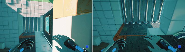 Activate the panel on the wall to set it in a horizontal position - QUBE 2 - Chapter 6 - Fragile Dreams - Walkthrough - Q.U.B.E. 2 Game Guide