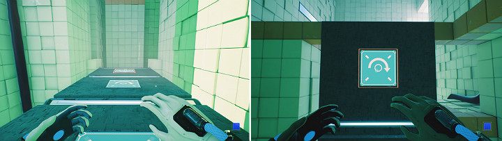 Now activate the farthest panel and your character will be launched into the air, causing it to land on the balcony located in the upper part of the area - QUBE 2 - Chapter 6 - Fragile Dreams - Walkthrough - Q.U.B.E. 2 Game Guide