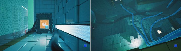 Activate the computer and jump down, to the room with the generator - QUBE 2 - Chapter 6 - Fragile Dreams - Walkthrough - Q.U.B.E. 2 Game Guide