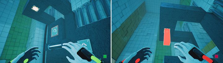 Activate the panel to lower the wall into a horizontal position - QUBE 2 - Chapter 6 - Fragile Dreams - Walkthrough - Q.U.B.E. 2 Game Guide