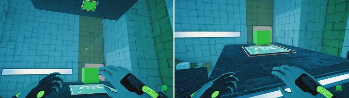 Delete the previously created orange cube and create a green one - QUBE 2 - Chapter 6 - Fragile Dreams - Walkthrough - Q.U.B.E. 2 Game Guide