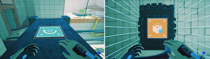 Now you must activate the panel to jump towards the computer - QUBE 2 - Chapter 6 - Fragile Dreams - Walkthrough - Q.U.B.E. 2 Game Guide