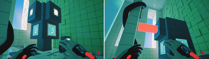 Activate the panel located on the right side to rotate the object - QUBE 2 - Chapter 6 - Fragile Dreams - Walkthrough - Q.U.B.E. 2 Game Guide